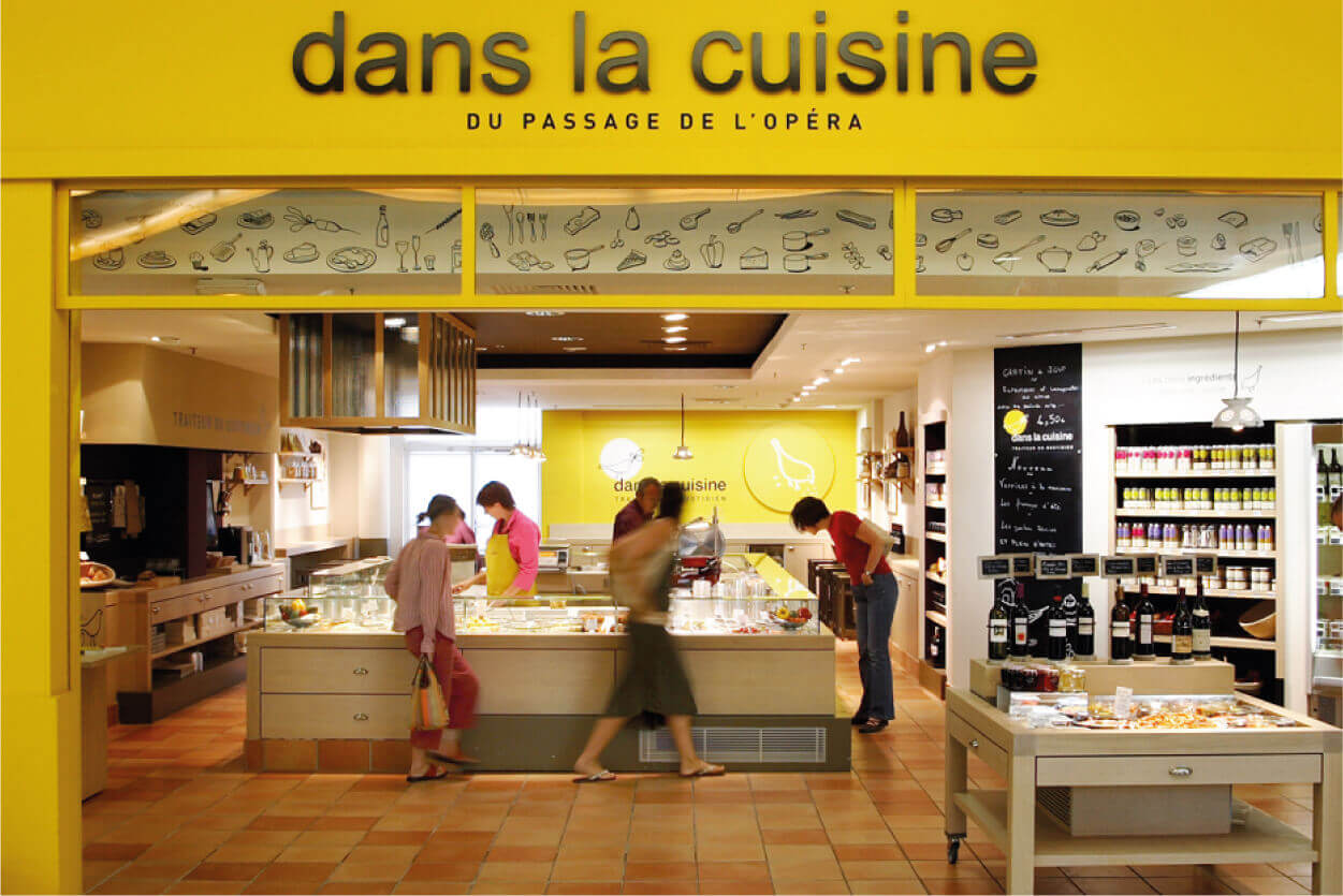 Boutique dans la cuisine